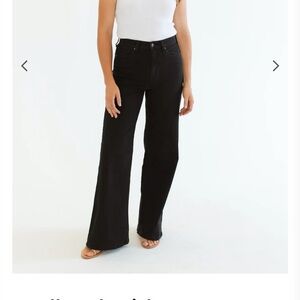 Carly Jean Los Angeles Holland Wide Leg Classic Jeans